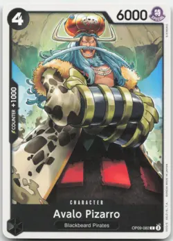 Avalo Pizarro Emperors in the New World OP09-082 One Piece Card NM - Image 1