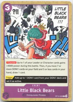 Little Black Bears Royal Blood OP10-080 One Piece Card NM - Image 1