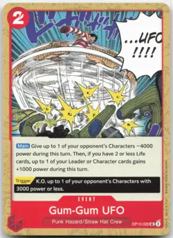 Gum-Gum UFO Royal Blood OP10-020 One Piece Card NM - Image 1
