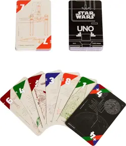 Mattel Games UNO Star Wars Technical Schematics Card Game for Kids & Adults... - Image 2