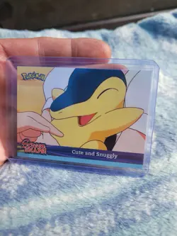 TOPPS POKEMON JOHTO CUTE AND SNUGGLY SCREEN SNAP #3 CARD WITH BLUE LOGO - Image 1
