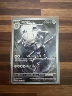 Pokemon Mega Evolution Steelix 150/132 Full Art Illustration Rare Card, NM - Image 1