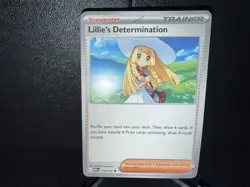 Lillie’s Determination 119 2025 Pokemon Mega Evolution Uncommon Card NM+ - Image 1