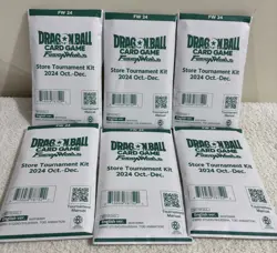 6 Packs Dragon Ball Card Game Fusion World Store Tournament Kit 2024 Oct - Dec - Image 1