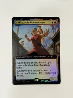 Mtg MagicCon Atlanta promo Sokka, Bold Boomeranger Foil - Image 1
