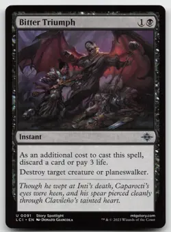 MTG Bitter Triumph U The Lost Caverns of Ixalan 91 LP - Image 1