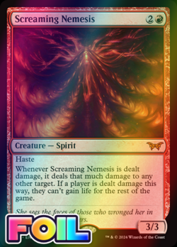 x1 Screaming Nemesis DSK MTG 157 FOIL MYTHIC M/NM 1x - Image 1