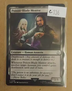 Poison-Blade Mentor 0288 MTG ACR Uncommon NM - Image 1