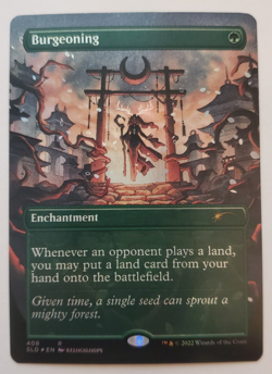 1x Burgeoning Borderless FOIL Secret Lair MTG Magic the Gathering NM - Image 1