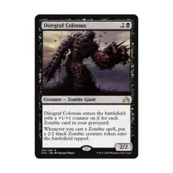WOTC MtG Shadows Over Innistrad Diregraf Colossus (R) NM - Image 1