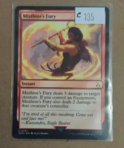 MTG Assassin's Creed C Misthios's Fury #0291 NM Mint - Image 1