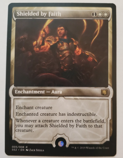 1x Shielded by Faith Signature Spellbook: Gideon MTG Magic the Gathering NM - Image 1