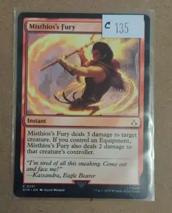 MTG Assassin's Creed C Misthios's Fury #0291 NM Mint - Image 1