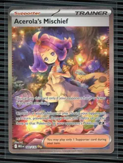 2025 Pokemon MEG EN-Mega Evolution #138 Vulpix & #183 Acerola's Mischief - Image 3