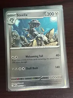 Steelix (Reverse Holo) 093/132 - Mega Evolution - Pokemon - Image 1