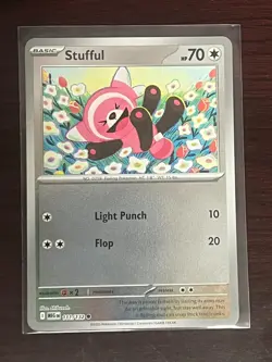 Stufful (Reverse Holo) 111/132 - Mega Evolution - Pokemon - NM/M - Image 1