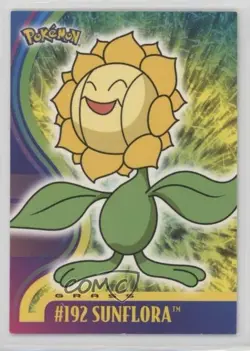 Sunflora Topps Pokemon TV Animation Edition Johto League Champions #192 2001 - Image 1