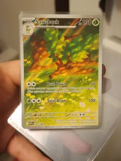 Pokemon TCG: Sawsbuck 092/086 SV White Flare Holofoil Illustration Rare NM - Image 1