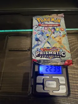 Pokemon TCG Scarlet & Violet Prismatic Evolutions Booster Pack Sealed - Image 1