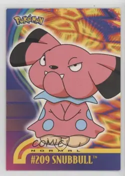 Snubbull Topps Pokemon TV Animation Edition Johto Series 1 #209 2001 - Image 1