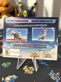 Pokemon Scarlet And Violet Serial Code Shiny Koraidon or Miraidon UNSCRATCHED! - Image 1
