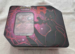 Pokemon Destined Rivals Team Rocket Tin - Mewtwo EX - NEW Sealed - Image 1
