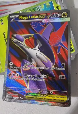 Pokemon Mega Evolution Mega Latios ex Full Art #163 Near Mint-In hand - English - Image 1