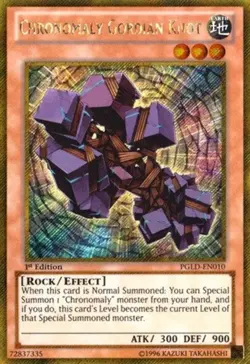 PGLD-EN010 Chronomaly Gordian Knot Gold Secret Rare UNL Edition NM YuGiOh TCG - Image 1