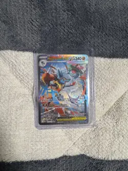 Mega Lucario Ex Alternate Art 179/132 Mega Evolution Secret Rare Pokemon Card NM - Image 1