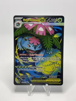 Mega Venusaur EX 155/132 Mega Evolution ENGLISH Pokemon TCG Card - Image 1