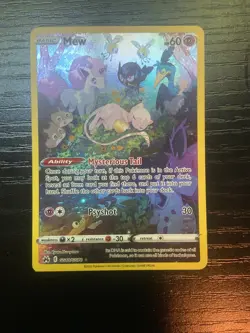 Mew Pokemon card crown zenith lightly played good condition very cute - Image 1