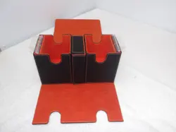 Deck Box for Trading Card Storage Black and Red - Image 2