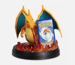 CHARIZARD EX Fire Breathing Card Display Figurine Statue from EX Super Premium - Image 1
