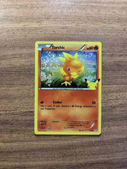 💎Pokemon Card Torchic McDonald's 2021 Holo 11/25 NM - Image 1