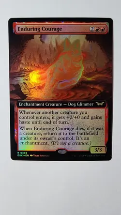 Enduring Courage (Extended Art) Duskmourn: House of Horror Foil - Image 1