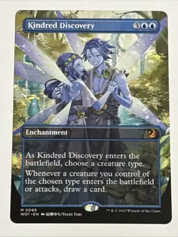 MTG Wilds of Eldraine: Enchanting Tales Kindred Discovery Anime Borderless 0069 - Image 1