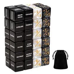 48 Pieces MTG Counter Token Dice Counters Marble Keyword Counters life Counte... - Image 1