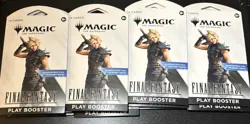 Magic The Gathering Final Fantasy Play Booster Lot of 12-New/Factory Sealed - Image 1