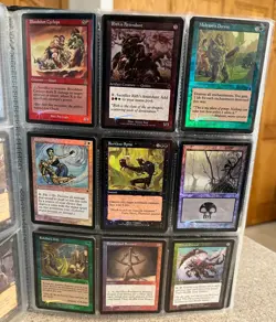 MTG Collection Lot Magic The Gathering Foil Rare binder - Image 1