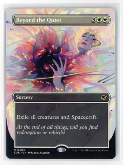 MtG EOE Beyond the Quiet #303 Borderless Non-Foil - Image 1