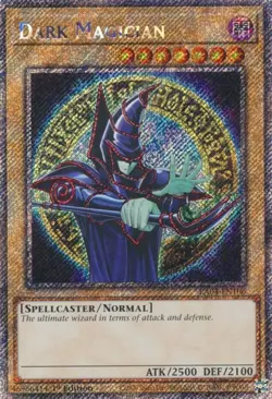 Near Mint, English - 1 x MTG Dark Magician (9th Art) - RA04-EN106 - Platinum Sec - Image 1