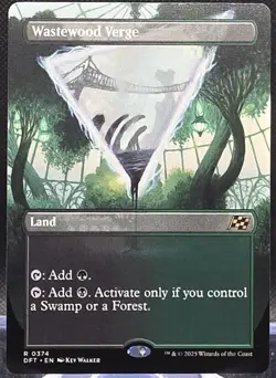 Wastewood Verge #374 Aetherdrift Borderless Regular Rare - Image 1