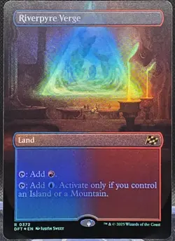 RIverpyre Verge #372 Aetherdrift Borderless Foil Rare - Image 1