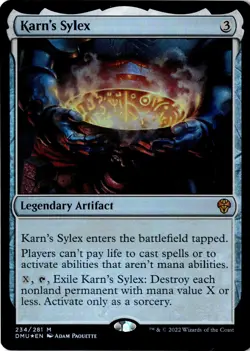 Karn's Sylex NM/M* FOIL Dominaria United ENGLISH 234/281 mtg -UnltdCards - Image 1