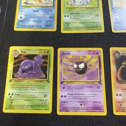Pokemon TCG Mix Of Base Set Fossil Jungle Lot Of 12 Cards - Image 3