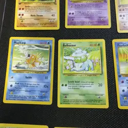 Pokemon TCG Mix Of Base Set Fossil Jungle Lot Of 12 Cards - Image 5
