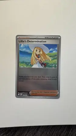 3 Lillie’s Determination Cards. 2 Regular, 1 Holo. Pokemon Mega Evolution - Image 3