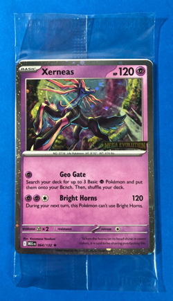 Pokemon Mega Evolution 2025 - Xerneas 2025 Bestbuy Stamped Promo NEW & Sealed - Image 1