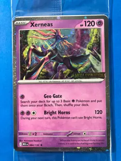 Pokemon Mega Evolution 2025 - Xerneas 2025 Bestbuy Stamped Promo NEW & Sealed - Image 2