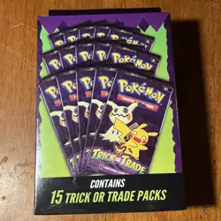 Pokemon Trick or Trade Booster Pack box 15 Packs 2025 Sealed Walgreens Exclusive - Image 2
